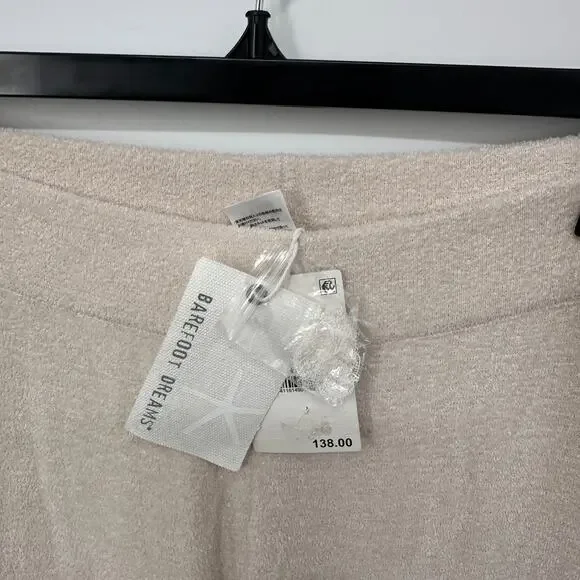 BAREFOOT DREAMS NWT CozyChic Ulra Light Side Stripe Crop Pants // XL - Picture 7 of 11